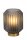 Gemütliche Tischleuchte Glasschirm Grau Gold E14 17 cm