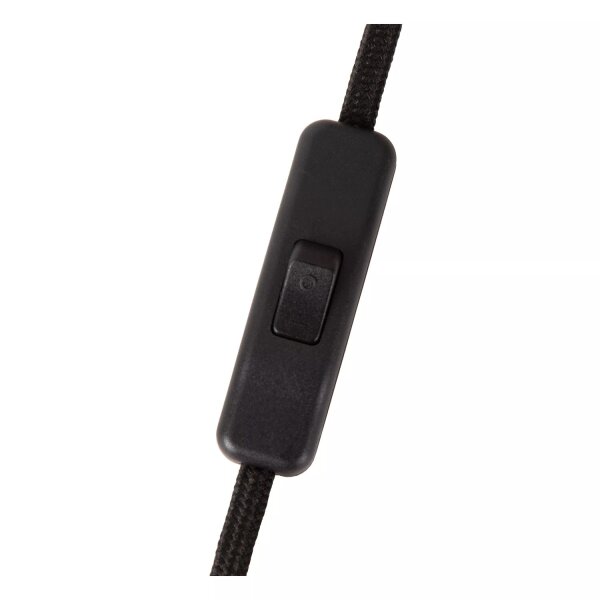 Natürliche Tischlampe Holz Stoff E14 20,5 cm gemütlich