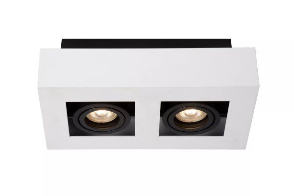 Deckenspot Weiß Schwarz 25 cm GU10 2200-3000 K flexibel