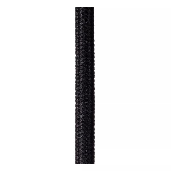 Runde Pendelleuchte Papier Natur Schwarz Ø70 cm E27