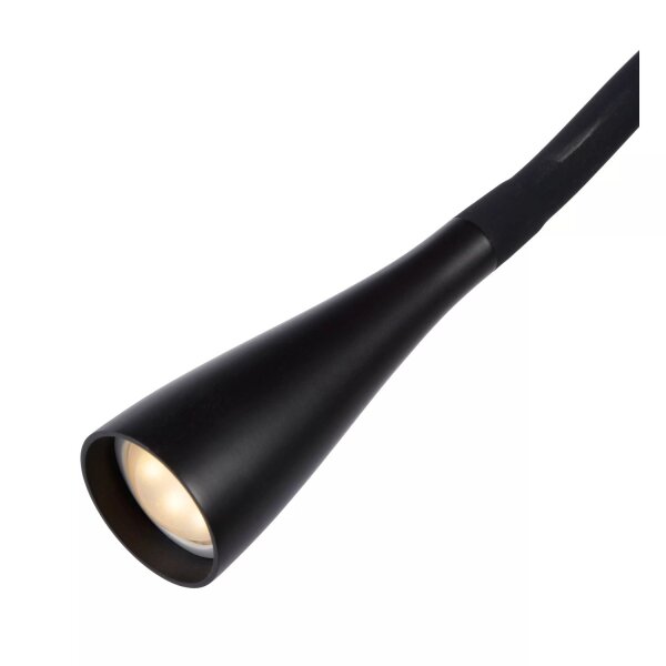 LED Schreibtischleuchte flexibel Schwarz 3000 K 48,5 cm