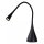 LED Schreibtischleuchte flexibel Schwarz 3000 K 48,5 cm