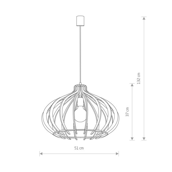 Pendelleuchte Modern in Holz Optik