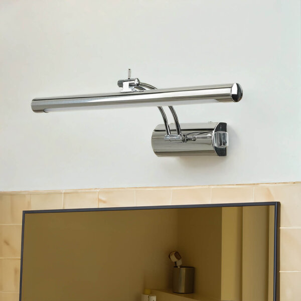 LED Wandleuchte IP44 mit Schalter schwenkbar 4000 K B: 40 cm