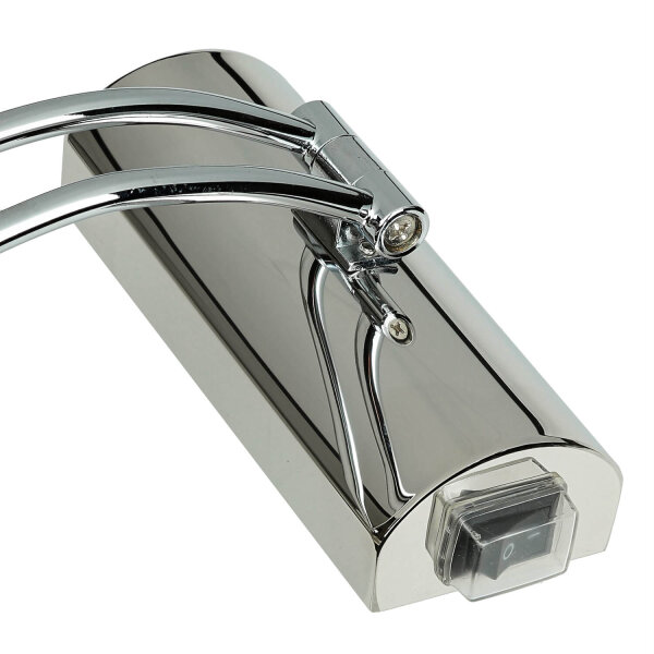 LED Wandleuchte IP44 mit Schalter schwenkbar 4000 K B: 40 cm
