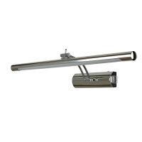 LED Spiegelleuchte IP44 Chrom Metall mit Schalter B: 55 cm