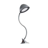 LED Klemmleuchte Flexarm H: 60 cm in Silber 4100 K 248 lm