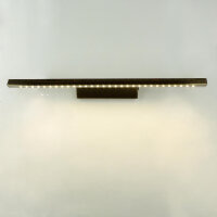 LED Bilderleuchte 3900K Edelstahl B: 55,5cm in Messing antik