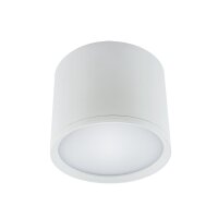 LED Deckenleuchte Weiß D: 12 cm rund H: 9 cm 4100 K...