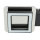 LED Deckenleuchte Metall B: 28 cm klein Schwarz Chrom 4200 K