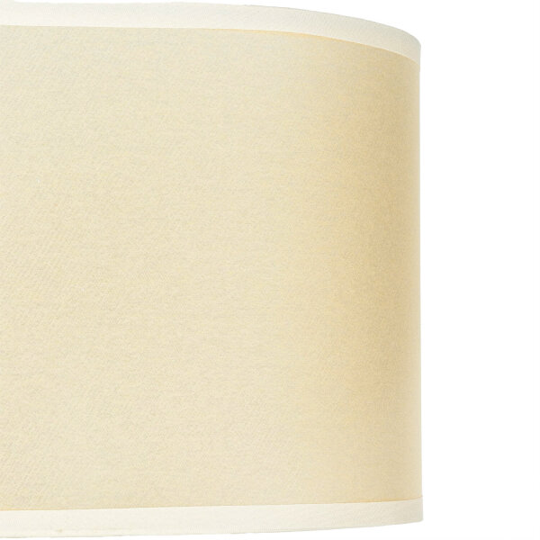Tischleuchte Keramik Stoff H: 28 cm klein Braun Beige E14