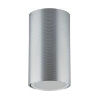 Deckenleuchte Chrom GU10 H: 10 cm klein Metall Aufputz
