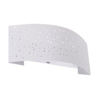 LED Wandleuchte Metall Up Down Weiß 4300 K 400 lm...
