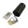 Deckenspot Schwarz GU10 Ø 5,6 cm H: 10 cm klein Aluminium