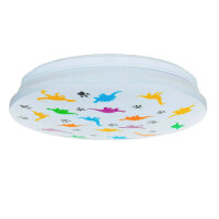 LED Deckenlampe IP44 Weiß Bunt Ø 33,5 cm...