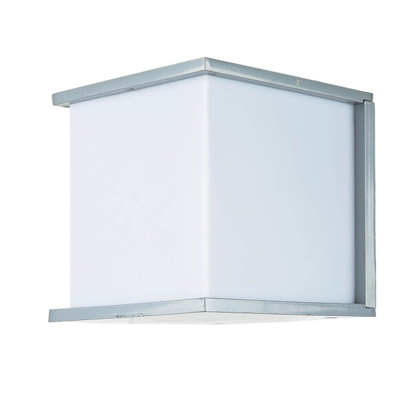 Hausnummernleuchte E27 IP54 B: 16,5 cm Grau Weiß