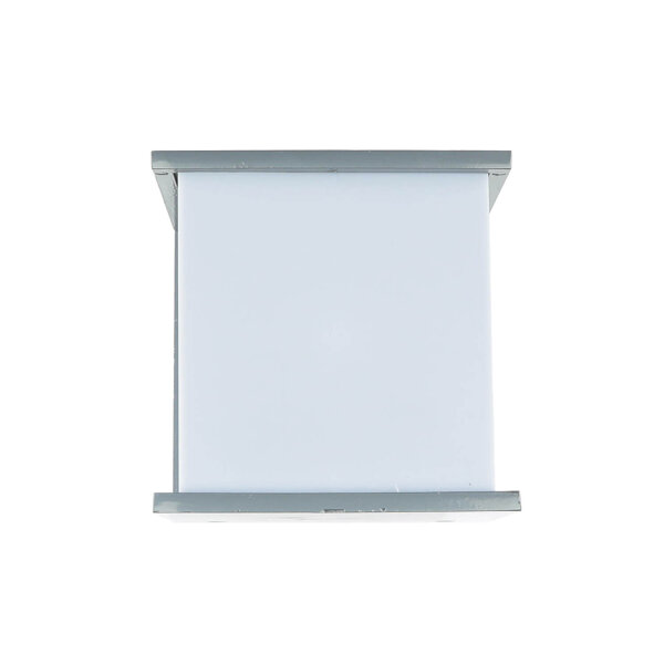 Hausnummernleuchte E27 IP54 B: 16,5 cm Grau Weiß