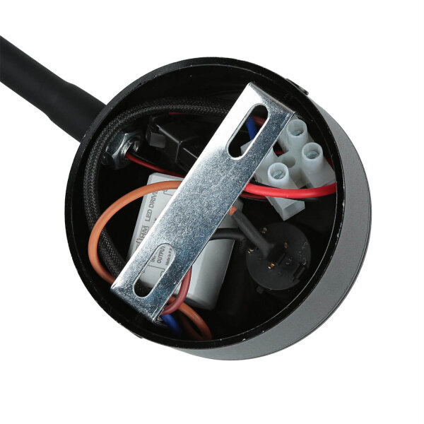 LED Wandleuchte Schwanenhals Schalter Schwarz 4100 K 245 lm