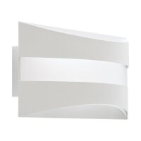 LED Wandleuchte Weiß B: 21 cm H: 13 cm Up Down 4200...