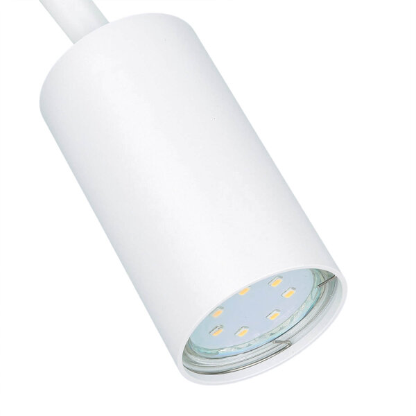 Wandspot Metall GU10 H: 16 cm schwenkbar Weiß