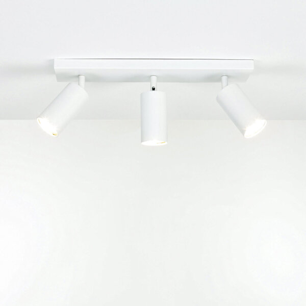 Deckenlampe Weiß B: 39,5 cm schwenkbar 3-flammig GU10