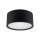 LED Deckenlampe Schwarz &Oslash; 15 cm H: 7 cm klein rund 4100 K