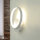 LED Wandleuchte Ring Ø 19,5 cm 4100 K Metall 760 lm Weiß