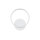 LED Wandleuchte Ring Ø 19,5 cm 4100 K Metall 760 lm Weiß
