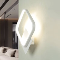 LED Wandleuchte B: 22 cm H: 29 cm Weiß 4100 K...
