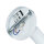 Wandspot Metall E27 Ø 9,8 cm rund schwenkbar Weiß