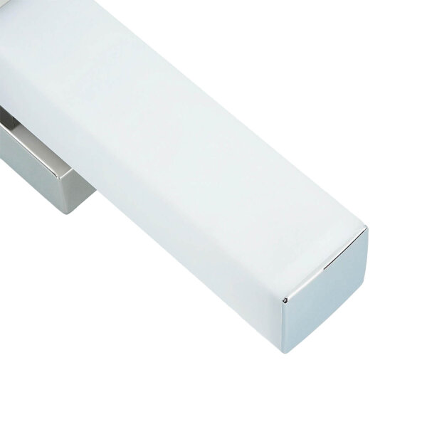 LED Spiegelleuchte 60 cm lang IP44 Chrom Weiß 4100 K 1010 lm