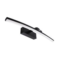 LED Spiegelleuchte IP44 4100 K 540 lm B: 40 cm Schwarz