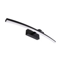 LED Spiegellampe IP44 Schwarz B: 50 cm 4100 K...