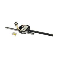 LED Spiegelleuchte IP44 Schwarz B: 55 cm 4100 K 780 lm