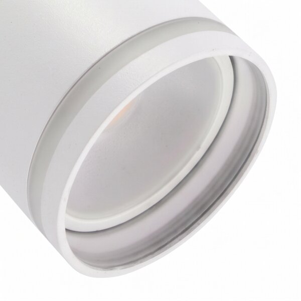 Wandspot Weiß B: 6 cm klein schwenkbar 1-flammig GU10