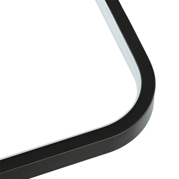 LED Wandlampe Schwarz H: 29 cm 4100 K dekorativ Metall