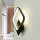 LED Wandlampe Schwarz H: 29 cm 4100 K dekorativ Metall