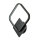 LED Wandlampe Schwarz H: 29 cm 4100 K dekorativ Metall