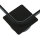 LED Wandlampe Schwarz H: 29 cm 4100 K dekorativ Metall