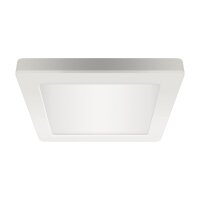LED Deckenleuchte Weiß 4500 K 1840 lm eckig B: 21,7 cm