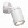 Wandlampe Weiß Ø 7 cm klein schwenkbar GU10 Metall Glas IP44