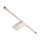 Spiegelleuchte LED B: 50 cm Wei&szlig; Chrom IP44 4100 K neutralwei&szlig;