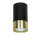 Deckenlampe klein Ø 5,5 cm H: 10 cm Schwarz Gold GU10 Aufputz