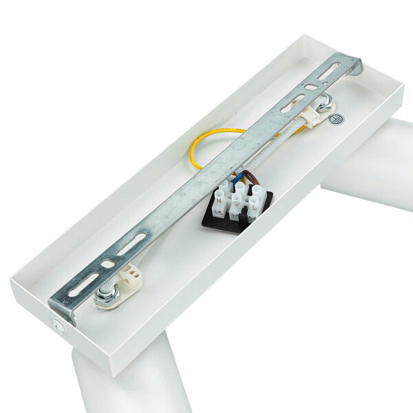 Deckenlampe schwenkbar B: 25 cm 2-flammig GU10 in Weiß Gold