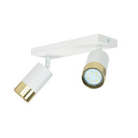 Deckenlampe schwenkbar B: 25 cm 2-flammig GU10 in...