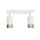 Deckenlampe schwenkbar B: 25 cm 2-flammig GU10 in Weiß Gold
