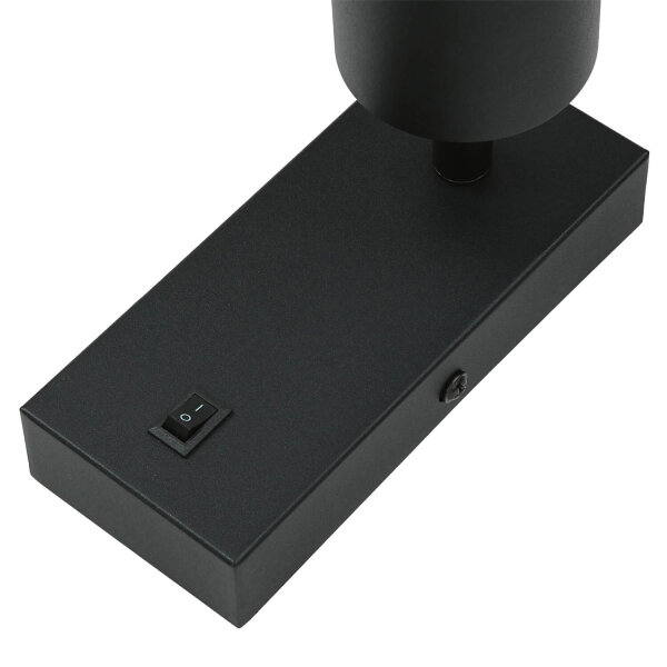 Wandleuchte mit Schalter Metall GU10 schwenkbar Schwarz Gold