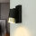 Wandleuchte mit Schalter Metall GU10 schwenkbar Schwarz Gold