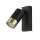 Wandleuchte mit Schalter Metall GU10 schwenkbar Schwarz Gold
