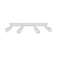 Deckenleuchte Weiß GU10 4-flammig B: 60 cm schwenkbar